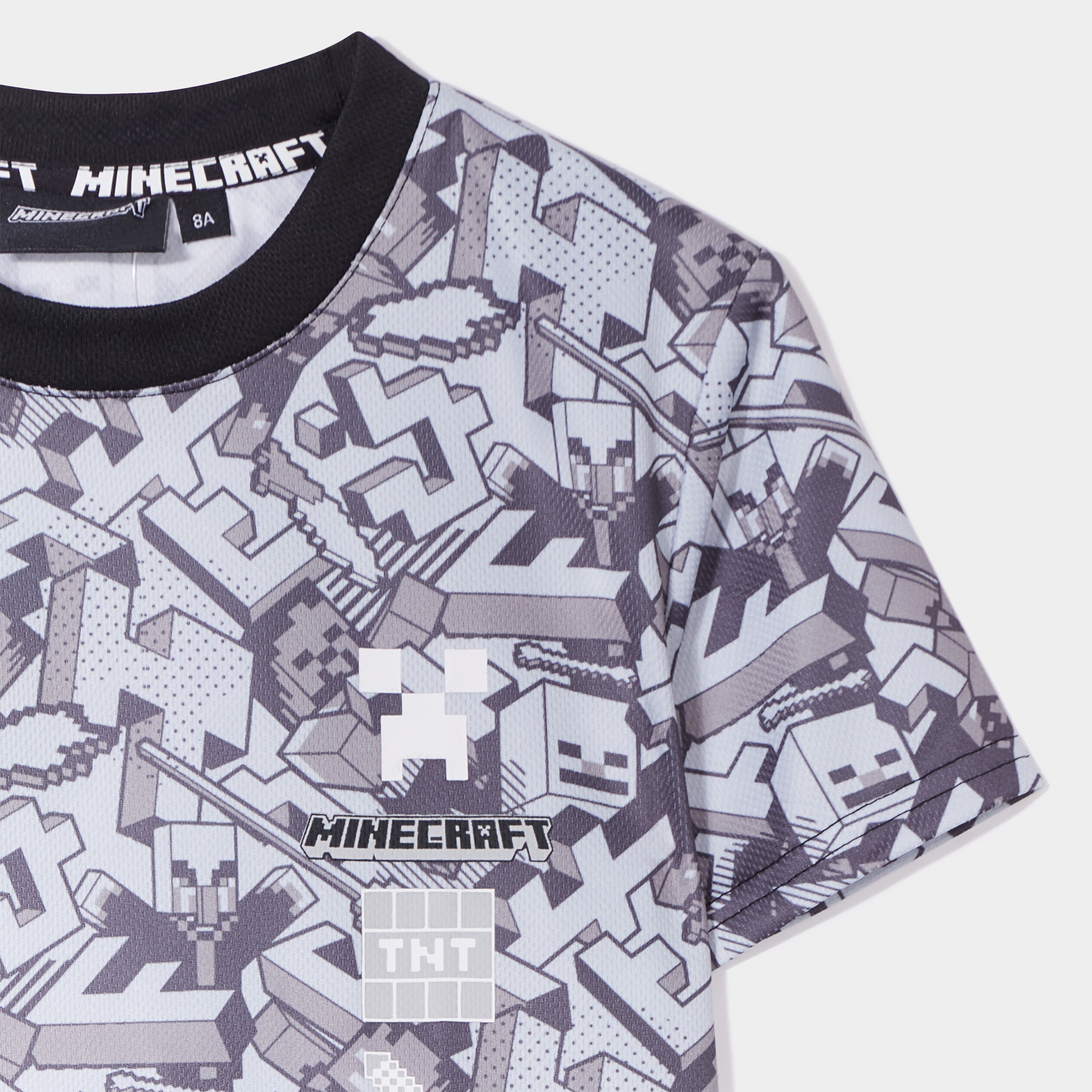 T-shirt manches courtes Minecraft multicolore garçon | La Halle