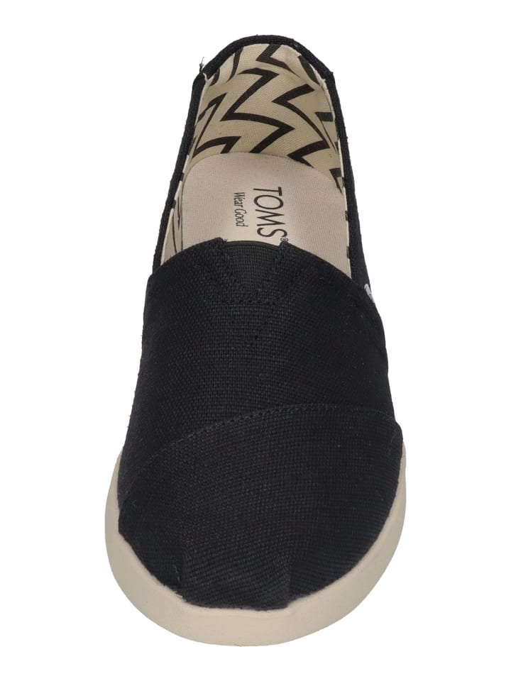 TOMS Espadrilles ALPARGATA PLUS in schwarz günstig kaufen