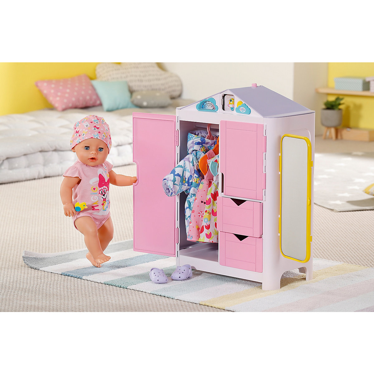 BABY born® 827987 Schrank mit Wetterente