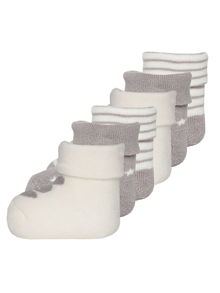 ewers 6er-Set Newborn Socken Hase Ewie in latte/silber günstig kaufen onesize