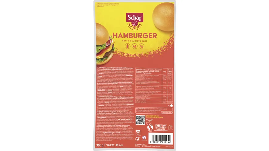 Schär Hamburgerbrötchen 300 g