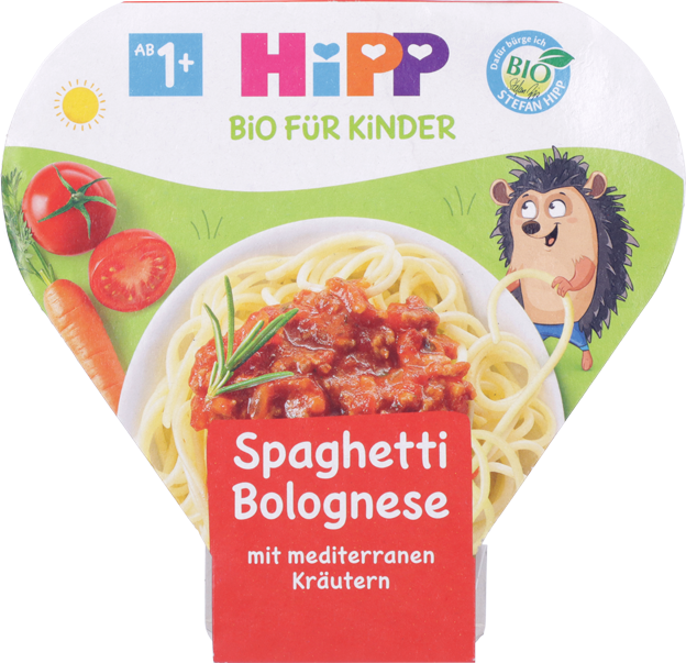 HiPP Bio Spaghetti Bolognese mit mediterranen Kräutern