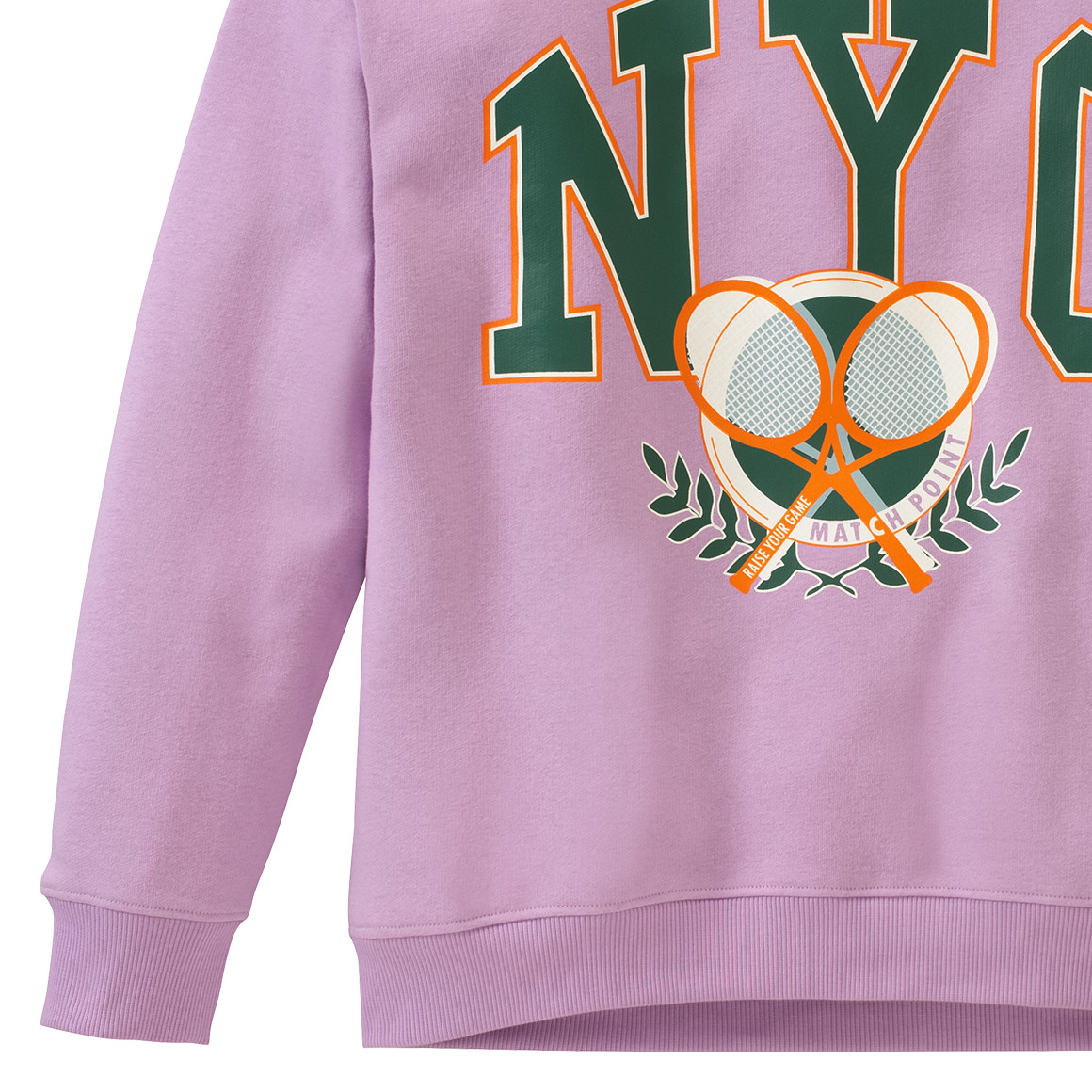 Mädchen Sweatshirt mit großem Print