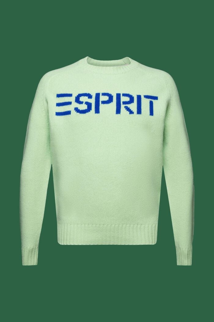 Logo-Pullover aus Wolle und Kaschmir
