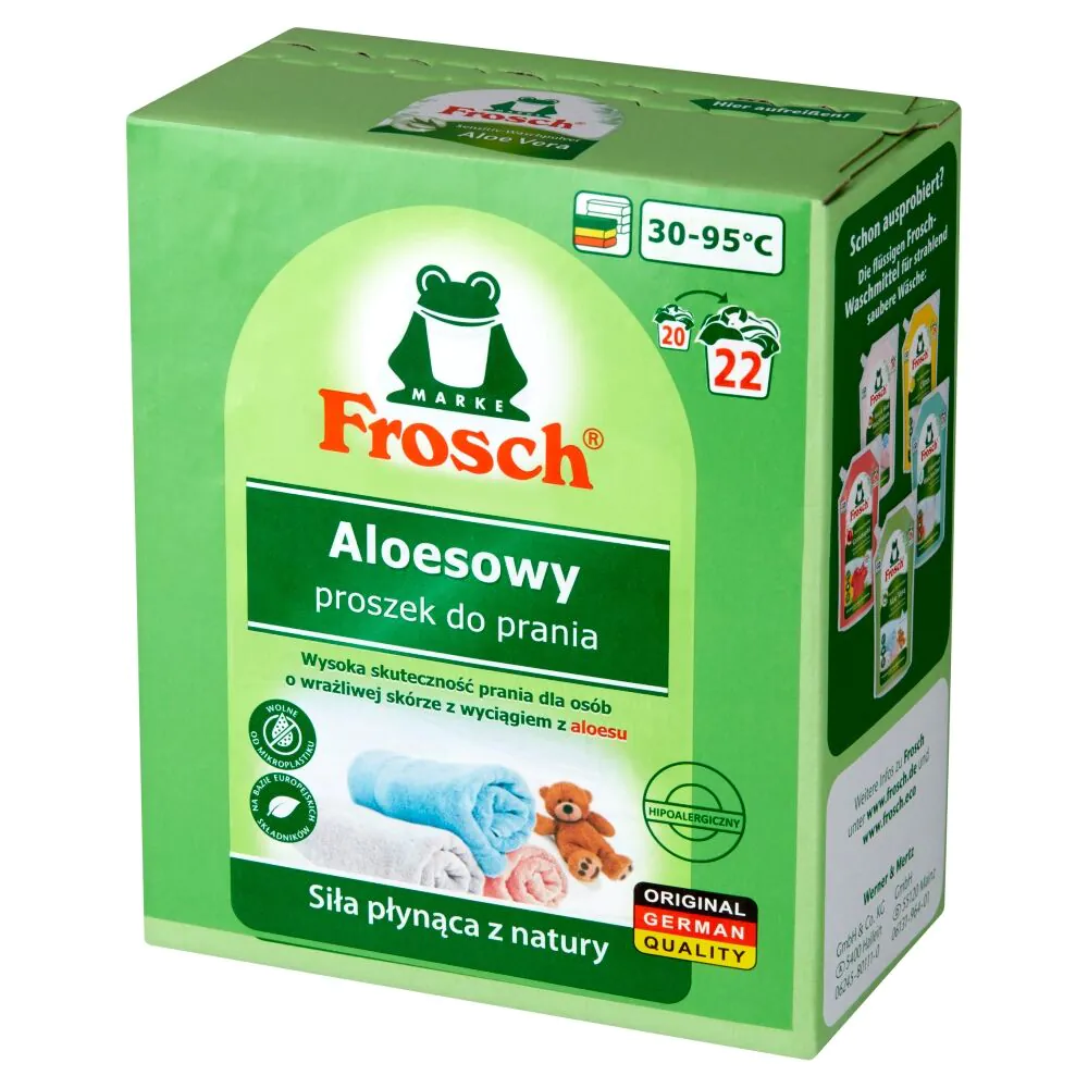 Frosch prašak za pranje rublja s alojom 1,45 kg