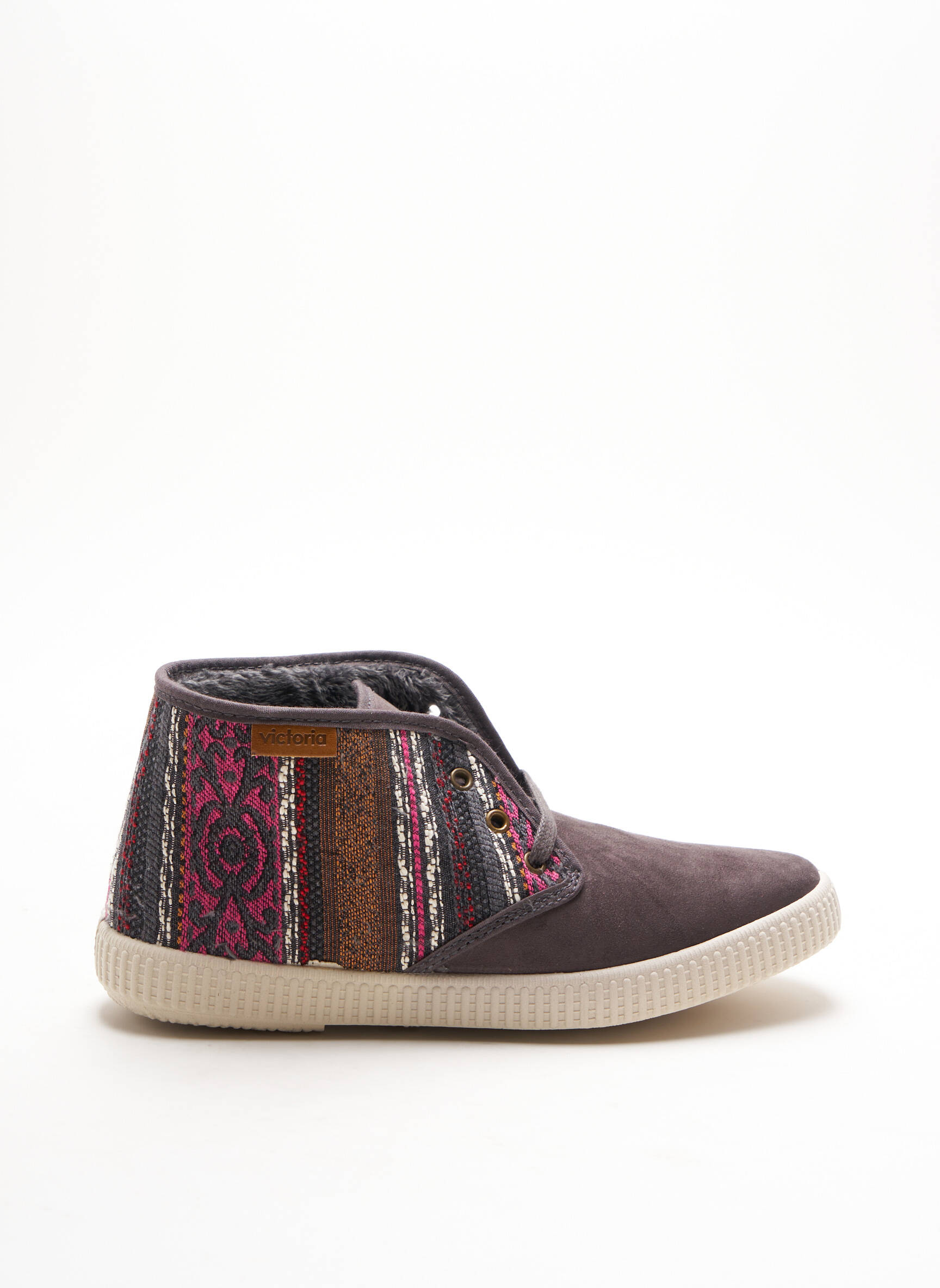Victoria Baskets Femme couleur gris
