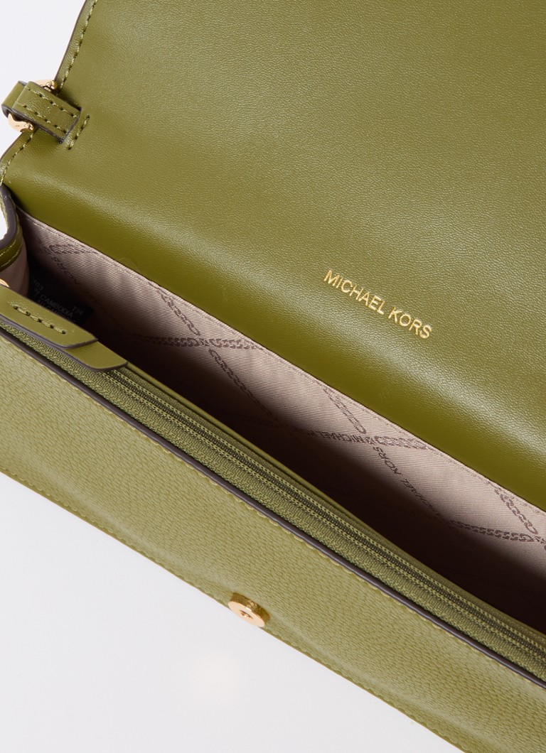Geantă crossbody medie din piele Michael Kors Jet Set