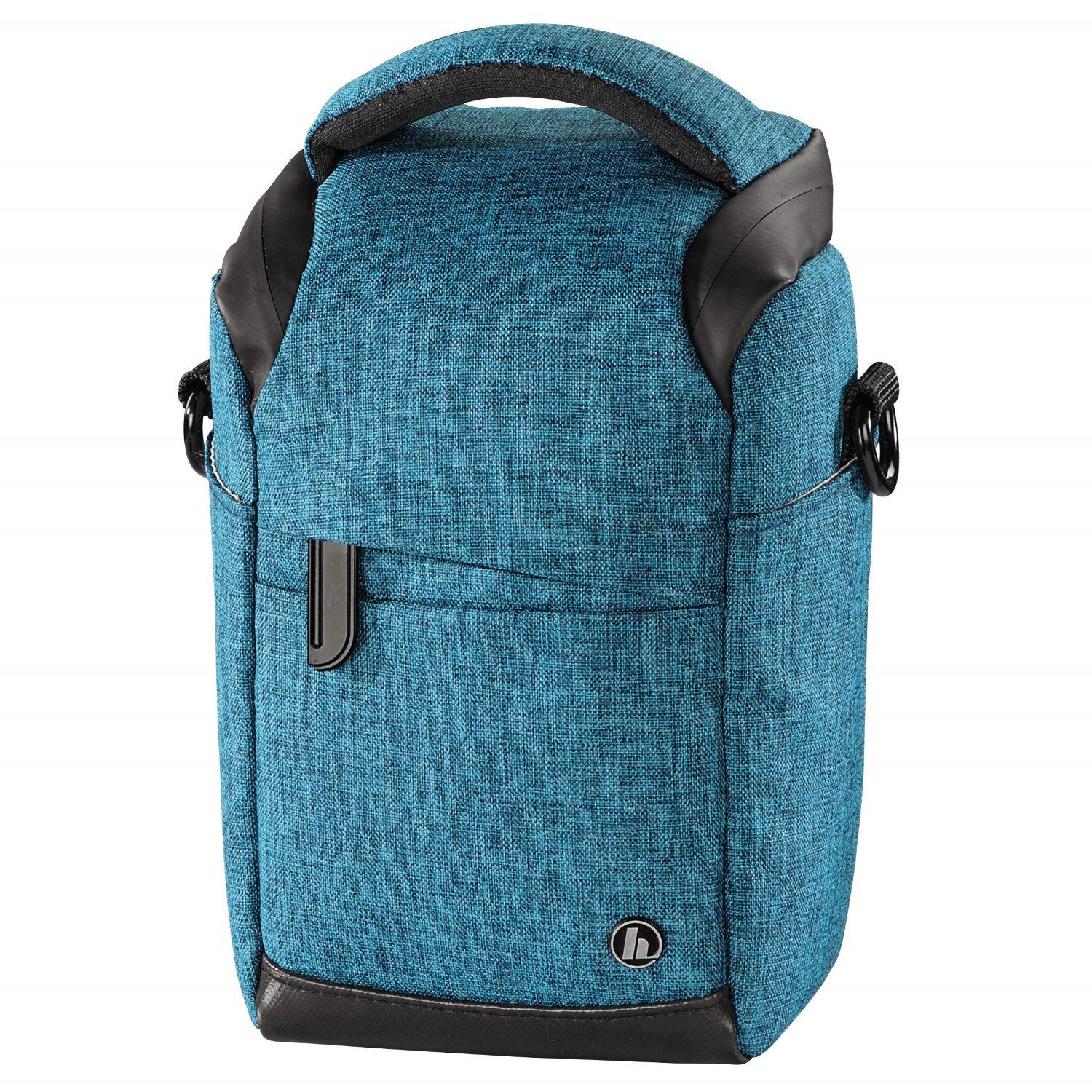 Hama Kameratasche Kamera-Tasche Blau Foto-Tasche Universal, Case Schultergurt Tragegriff Zubehör-Fächer Digitalkamera Systemkamera