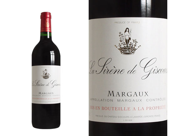 Sirène de Giscours 2011 Bordeaux Margaux