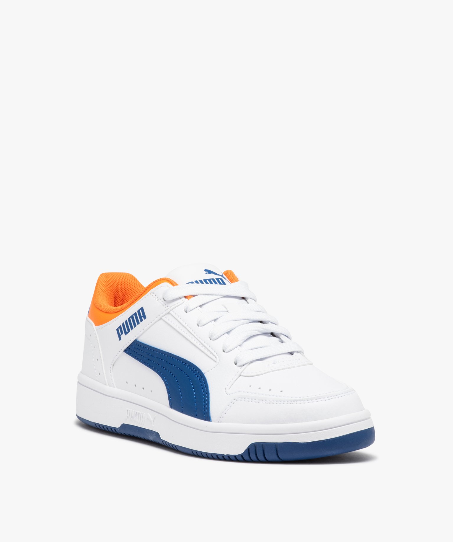 Baskets Garçon multicolore à semelle amortissante - Puma blanc | GEMO