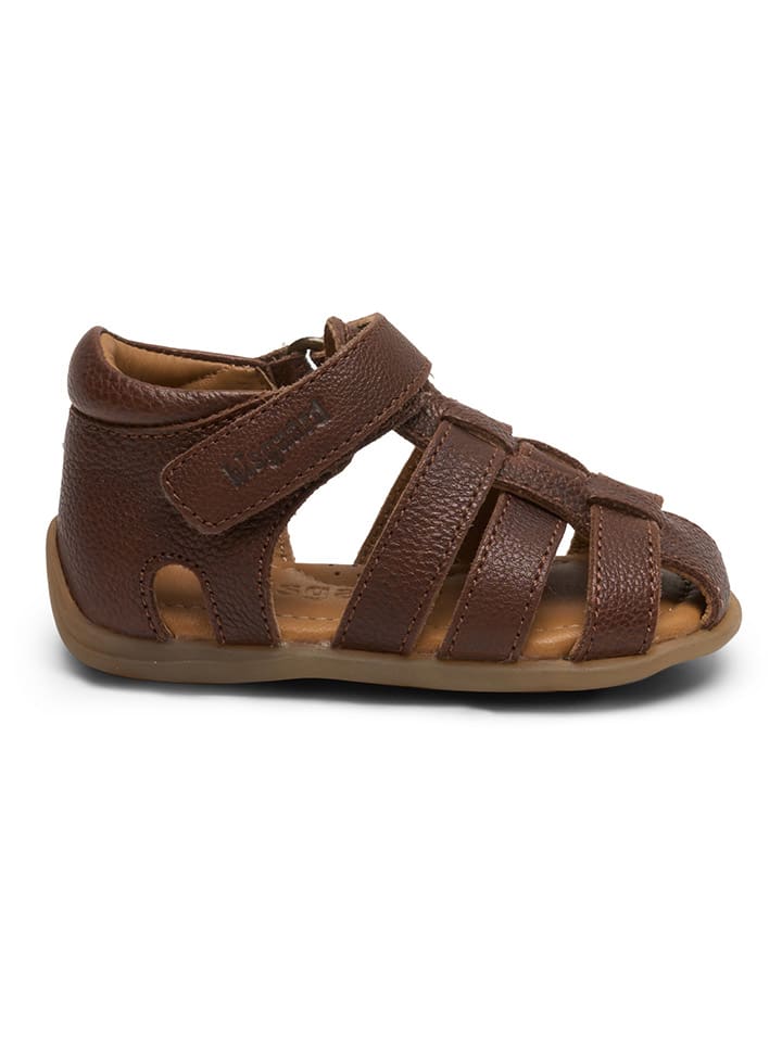 bisgaard Leder-Sandalen in Braun günstig kaufen