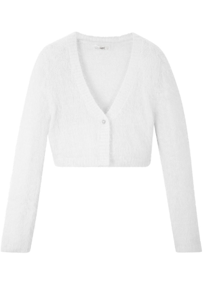 Mädchen Flausch-Strickbolero