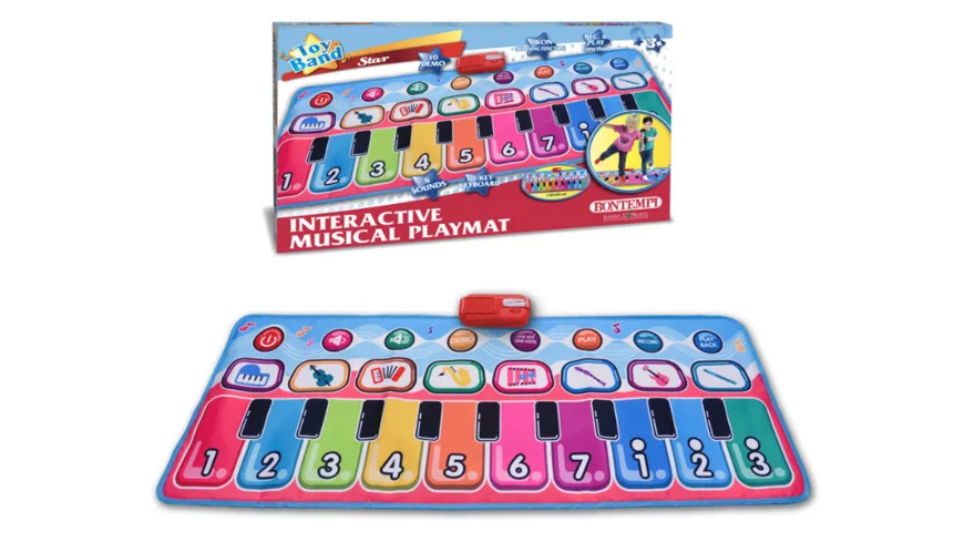 Bontempi - ELEKTRONISCHER MUSIK- UND SPIELTEPPICH