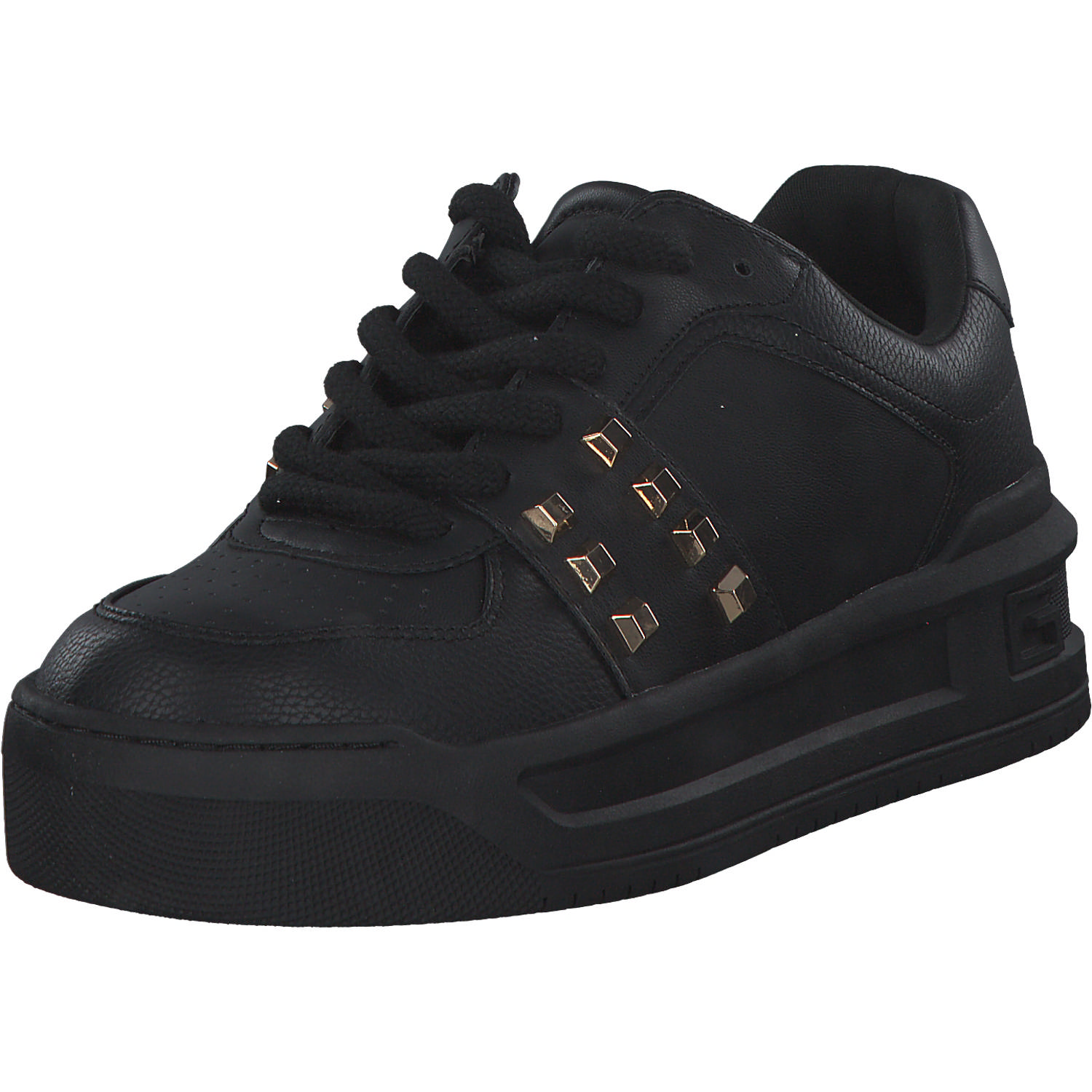 Guess Lemstud FL8MMS, Schnürschuhe, Damen, Schwarz