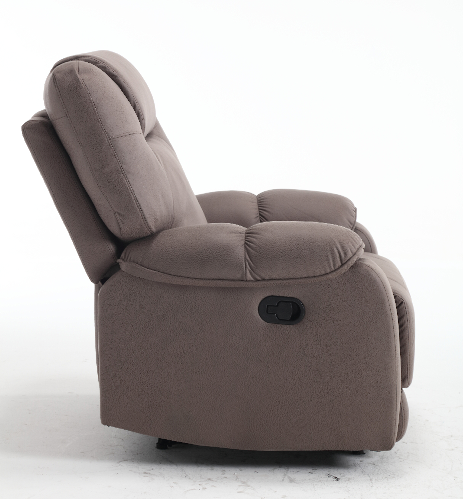 Happy Home Relaxsessel mit verstellbare Rückenlehnen & Liegefunktion, braun