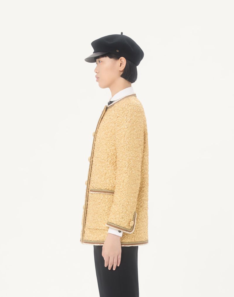Jacquard Cloque Caban