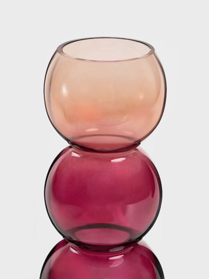 Homla Vase ''Vazia'' in Bordeaux - (H)25 x Ø 8 cm günstig kaufen onesize