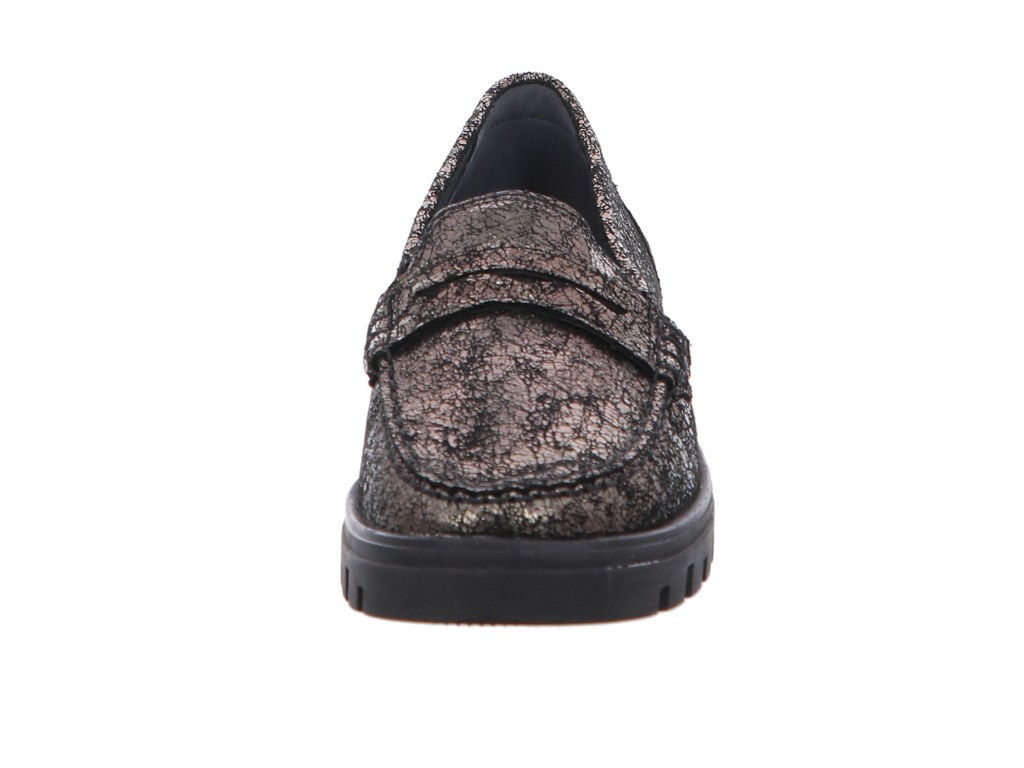 WALDLÄUFER Sportliche Slipper silber