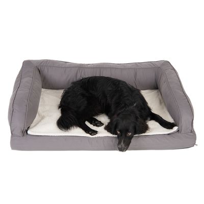 Orthopädisches Hundesofa grau