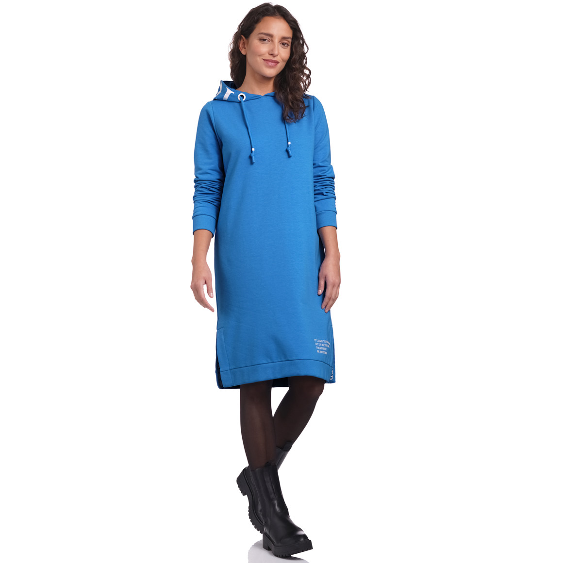 Damen Sweatkleid mit Kapuze