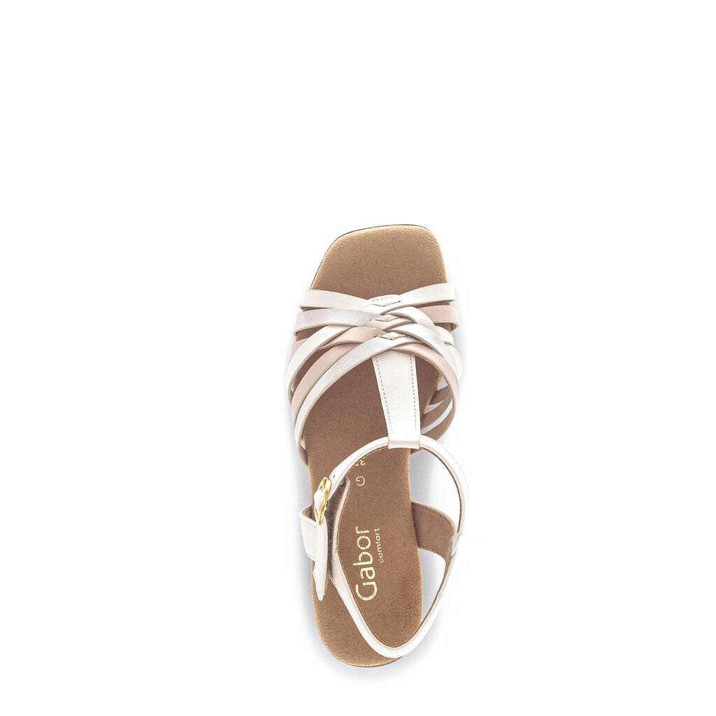 Gabor comfort Plateau Sandale creme