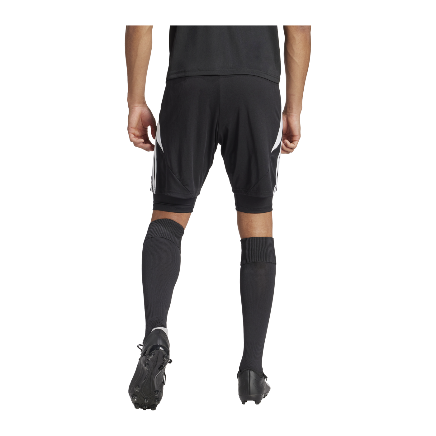 adidas Tiro 24 2in1 Short Schwarz Weiss