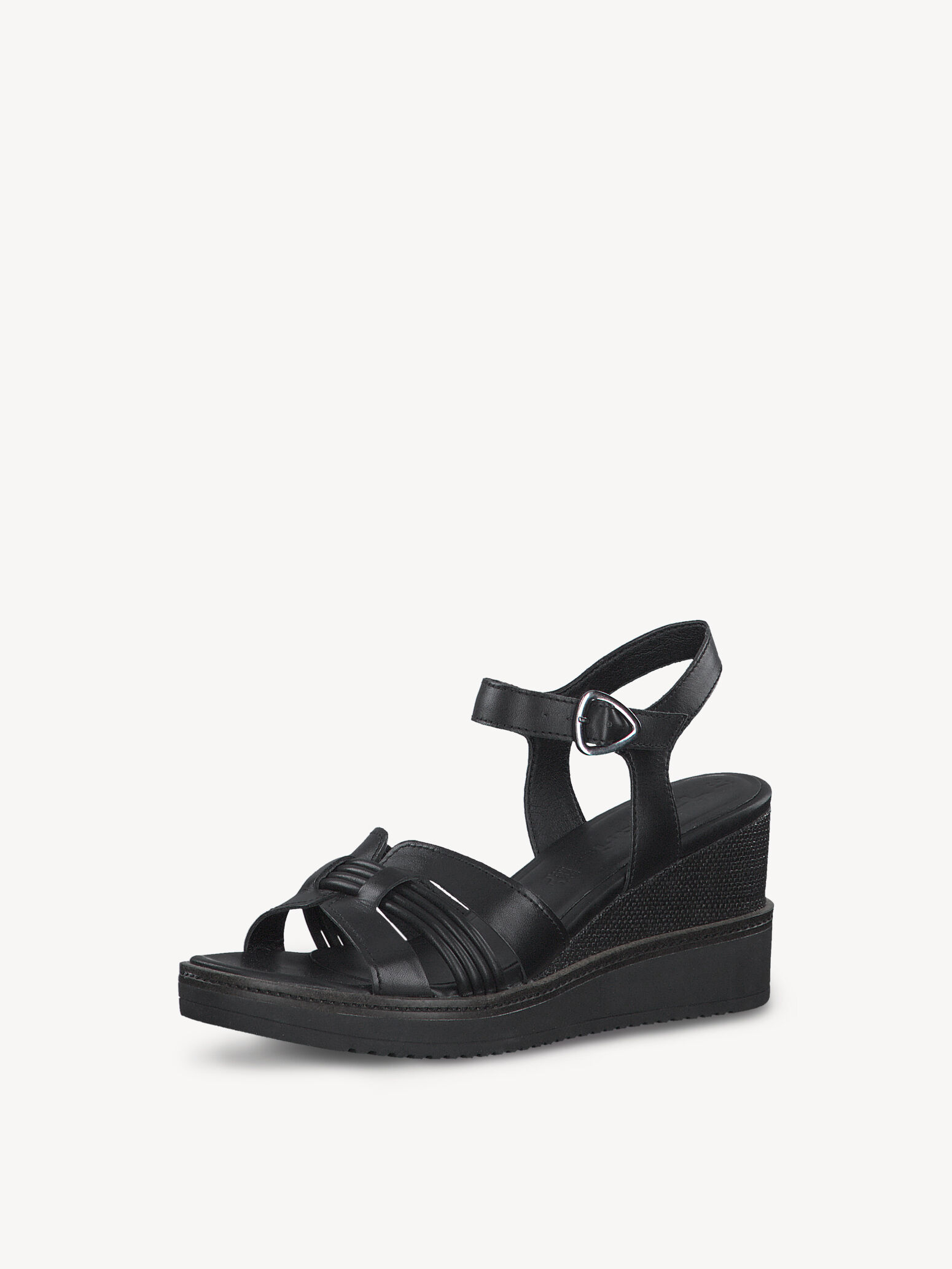 Sandale à talon - noir
