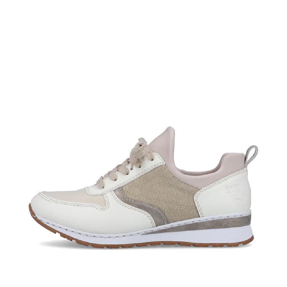 RIEKER Sportliche Slipper beige