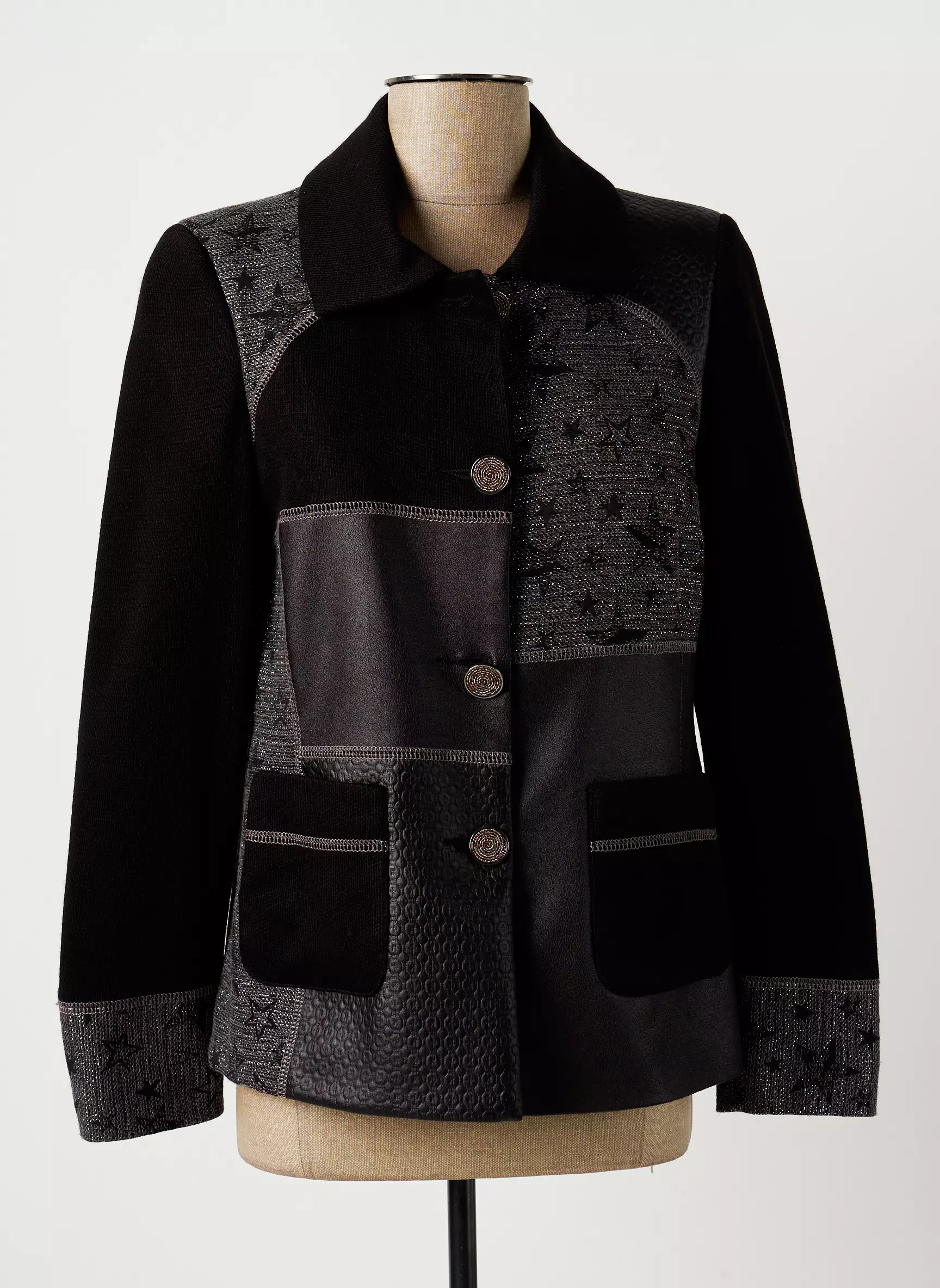 Meri Esca Vestecasual Femme couleur noir