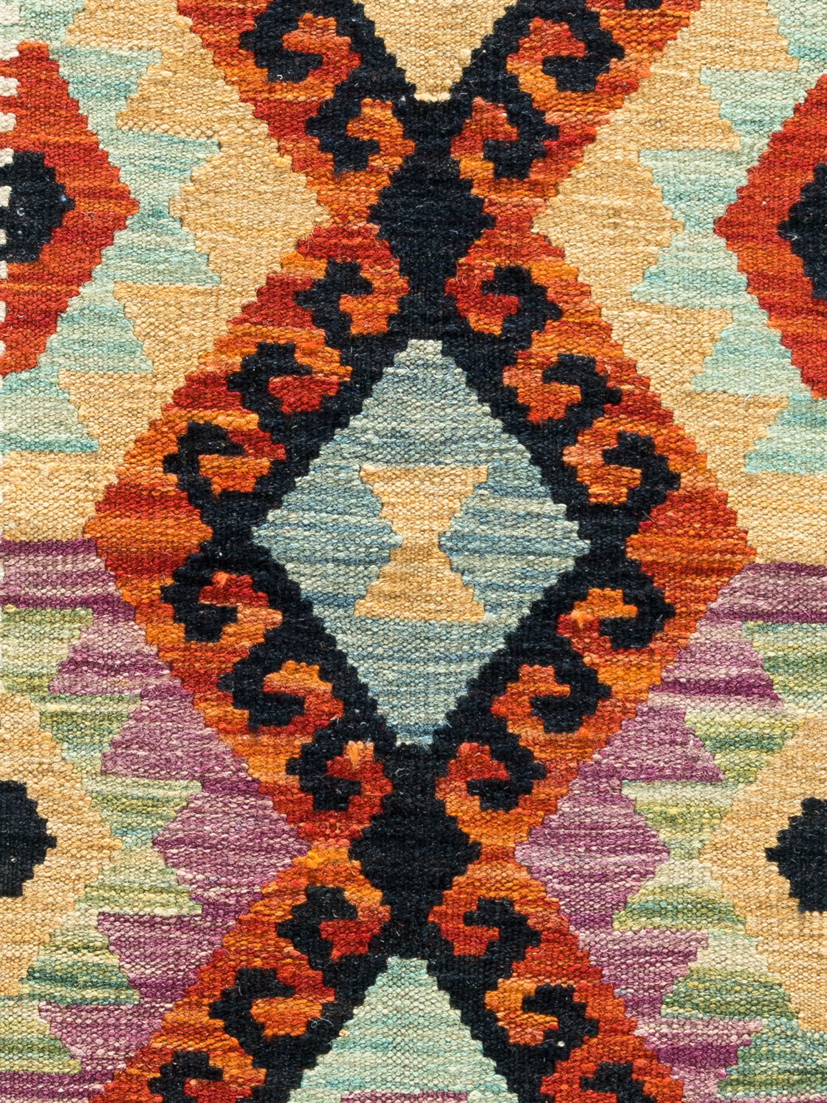 Afghan Kelim ca. 79 x 199 cm, Unikat / Einzelstück