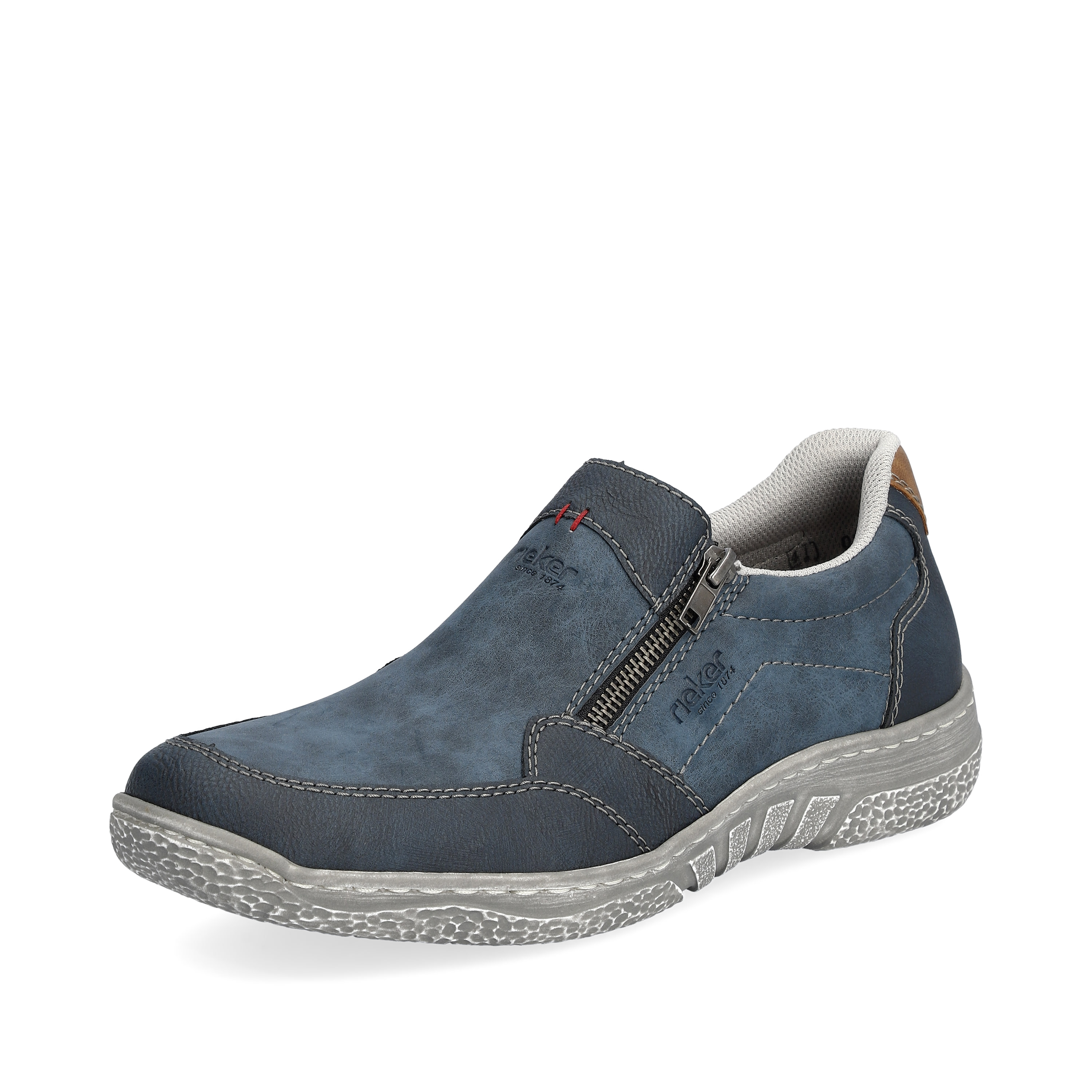 Rieker Herren Slipper blaugrau