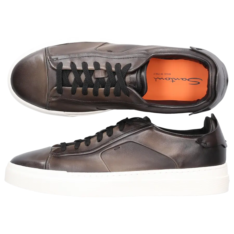 Santoni - Sneaker low 21554 Kalbsleder - braun
