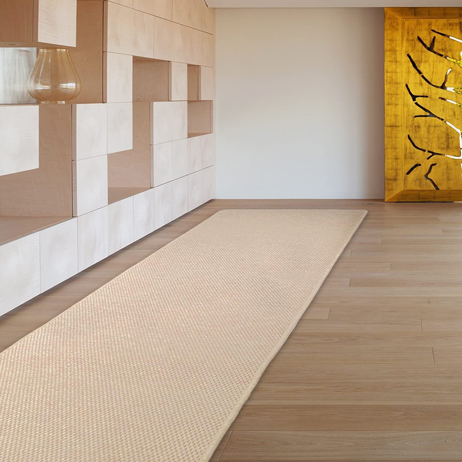 Läufer Kalkutta, Teppichläufer erhältlich in vielen Farben & Größen, Floordirekt, rechteckig, Höhe: 5 mm, in Sisal-Optik