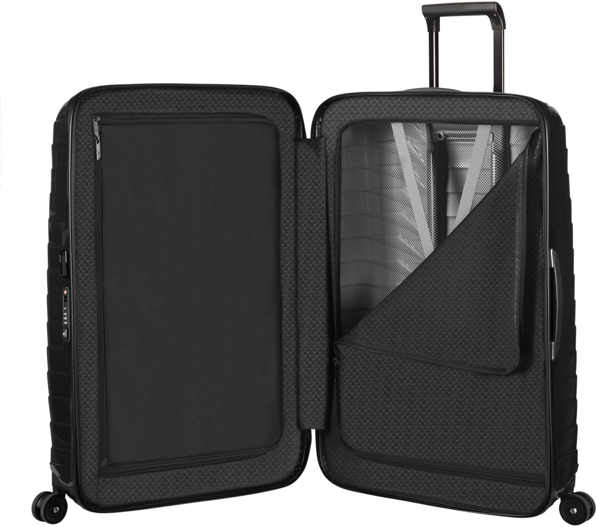Samsonite Hartschalen-Trolley Proxis, 69 cm, 4 Rollen, Made in Europe