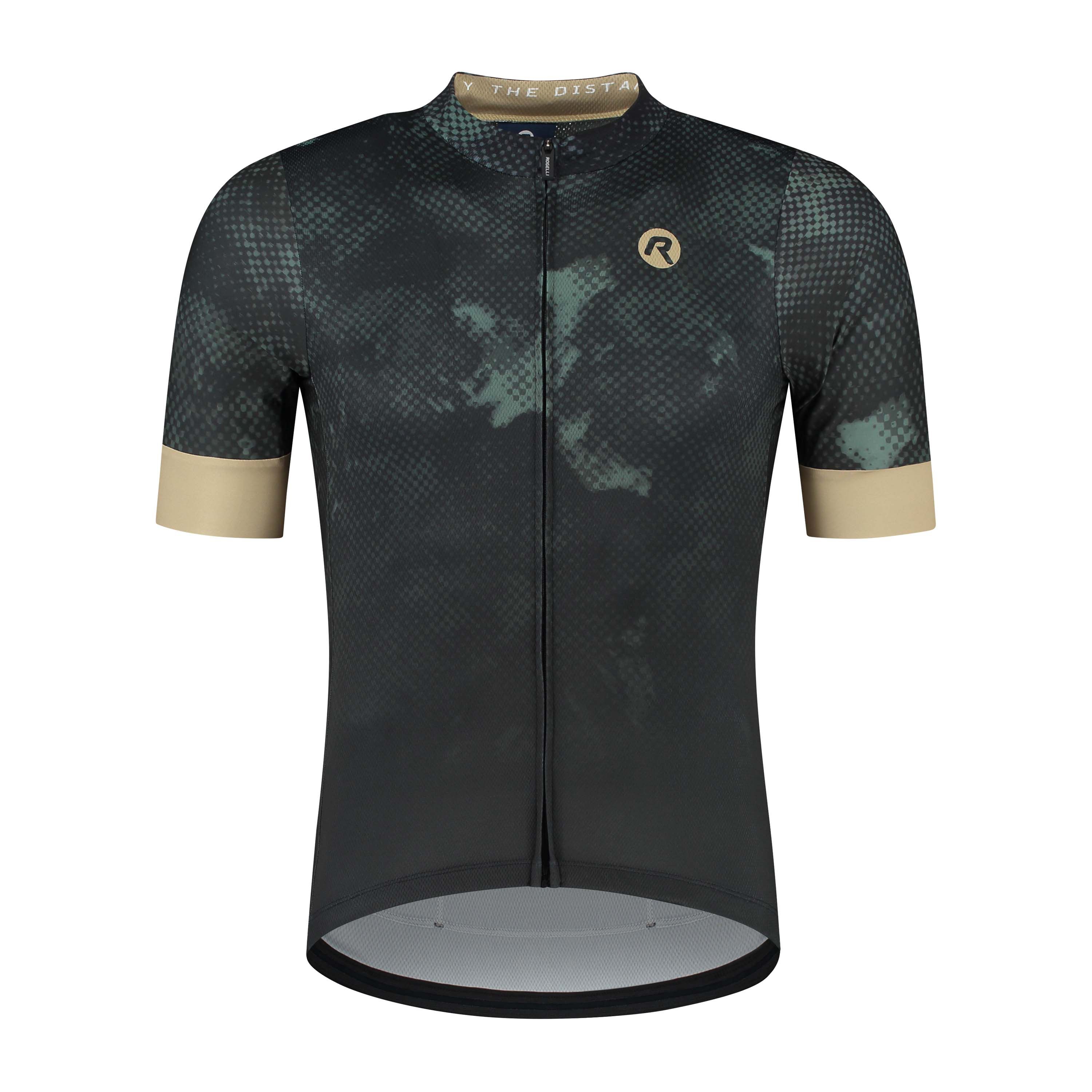 Rogelli Nebula Grün Herren Radtrikot Kurzarm