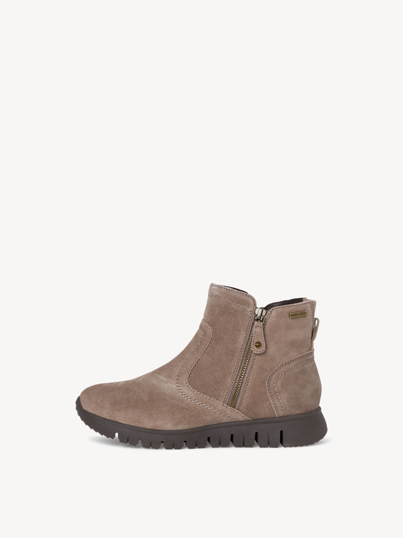 Bottine en cuir - marron