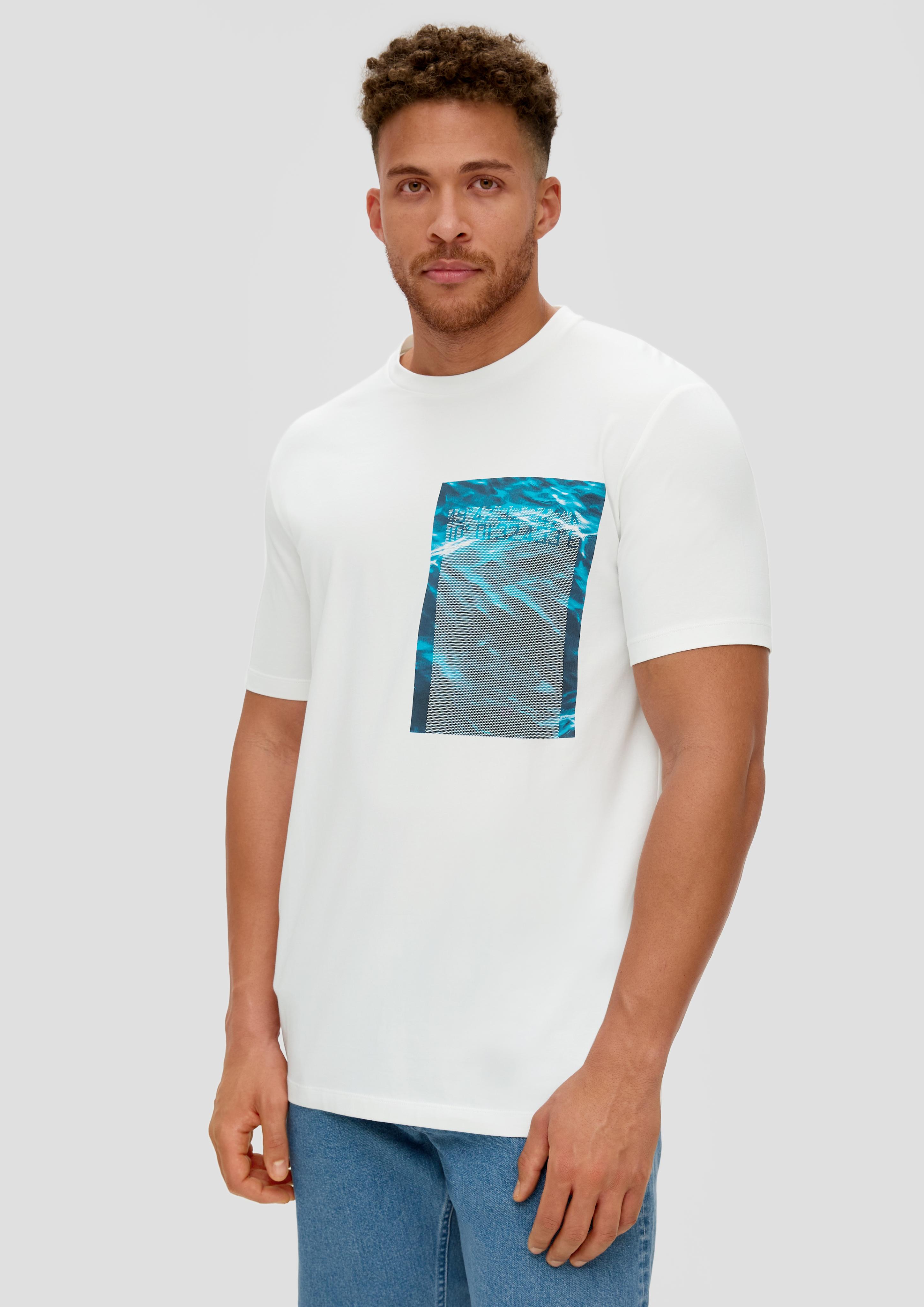T-Shirt aus Baumwollstretch  2139665-01D1