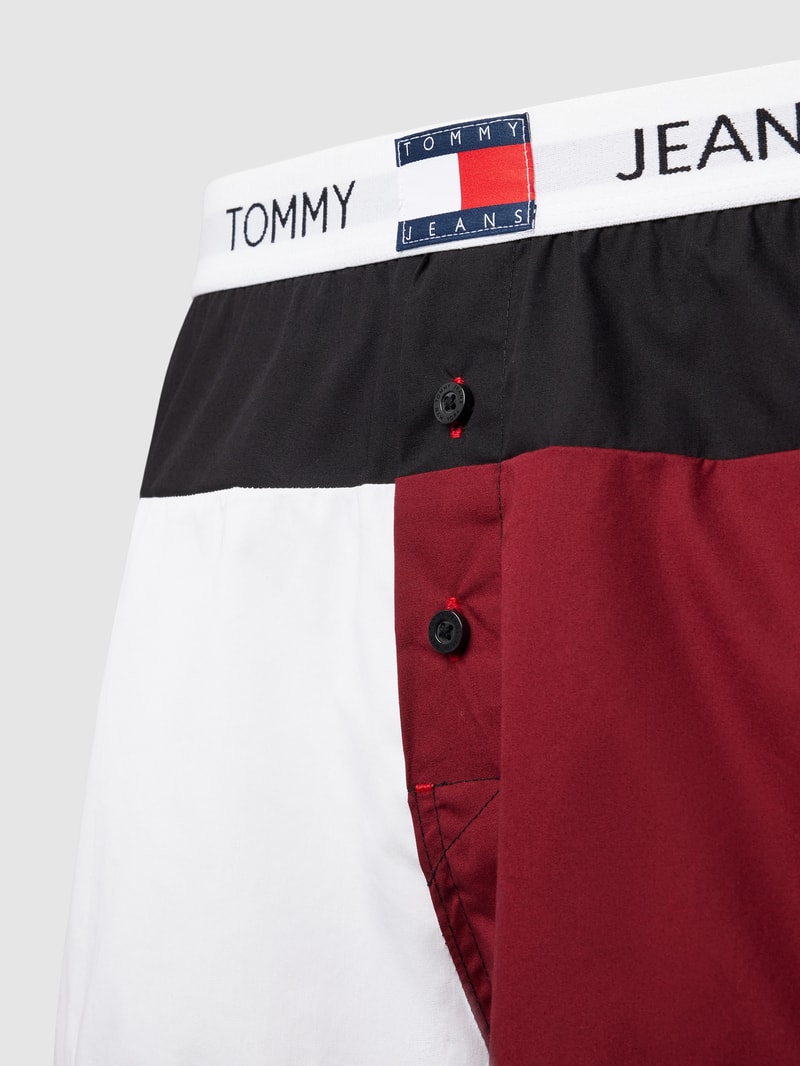 Boxershorts mit Label-Stitching Modell 'HERITAGE' in schwarz