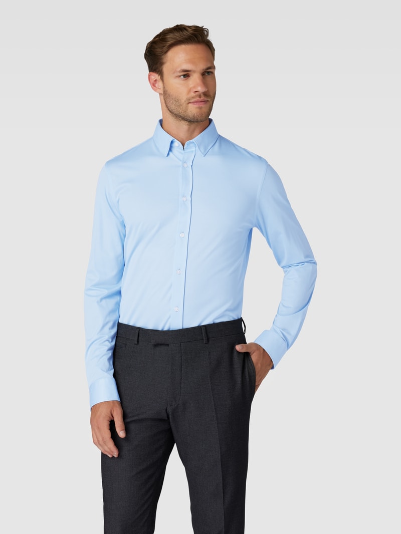 Business-Hemd mit Kentkragen Modell 'trostol' in jeans