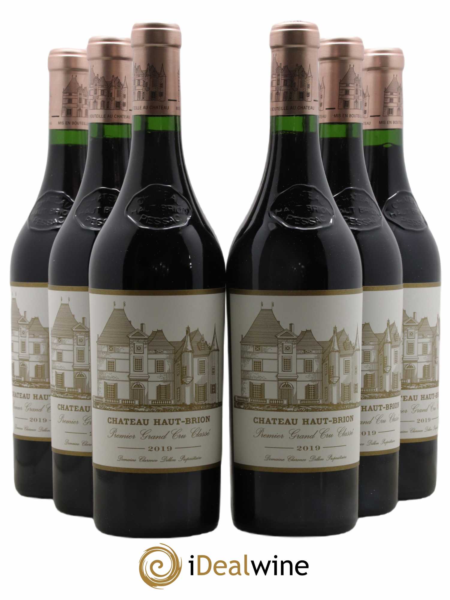 Château Haut Brion 1er Grand Cru Classé  2019 - Lot de 6 Bouteilles