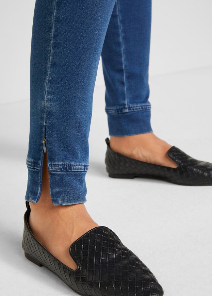 Schlupfhose in Denim-Optik