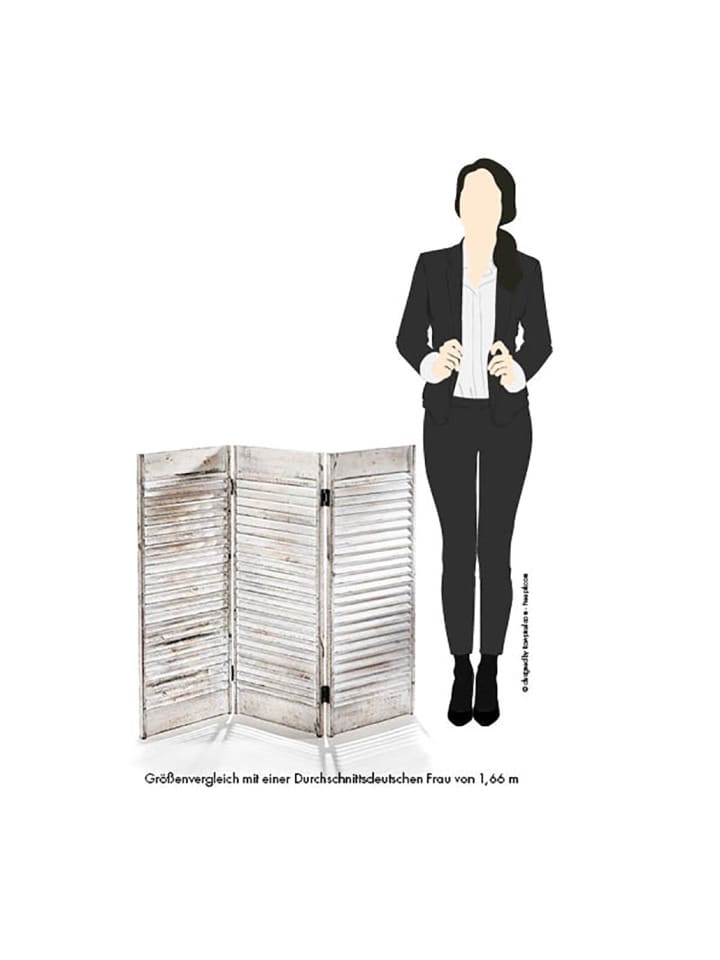 kobolo Paravent WHITEPARA90 in Grau günstig kaufen onesize