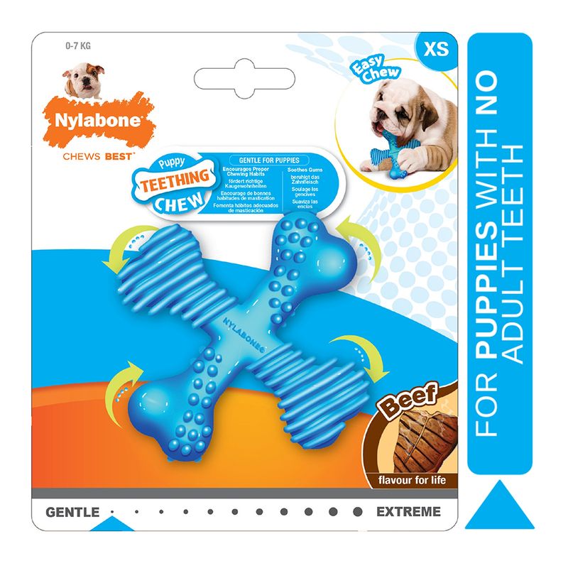 Nylabone Welpen X-Bone Kauspielzeug zu TOP-Preisen