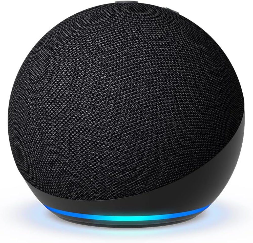 Amazon Echo Dot (5. Gen), mit sattem Klang, Anthrazit Bluetooth-Lautsprecher