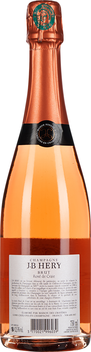 J.B Hery Champagne Brut Rosé de Craie