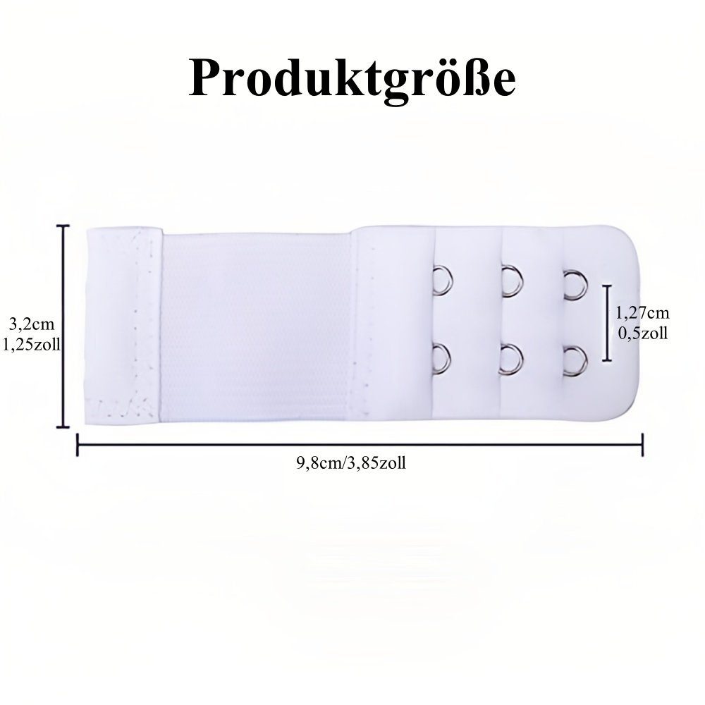 Opspring BH-Verlängerung Verlängerung Erweiterung 2 Haken Bra Extender BH Verlängerer