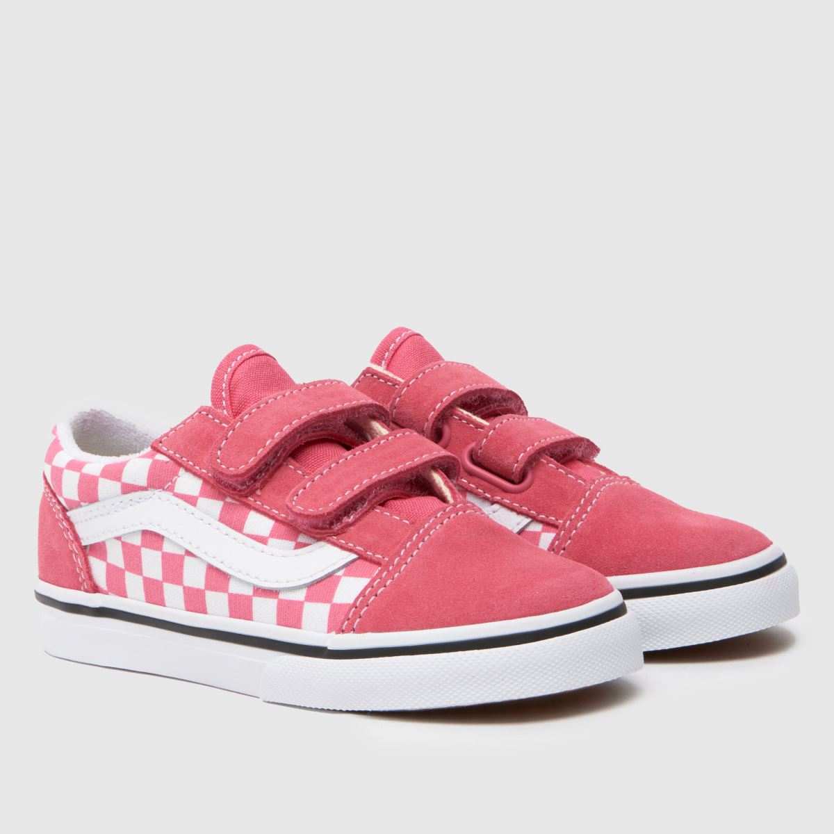 Vans rosa Old Skool v flickor småbarnsskor