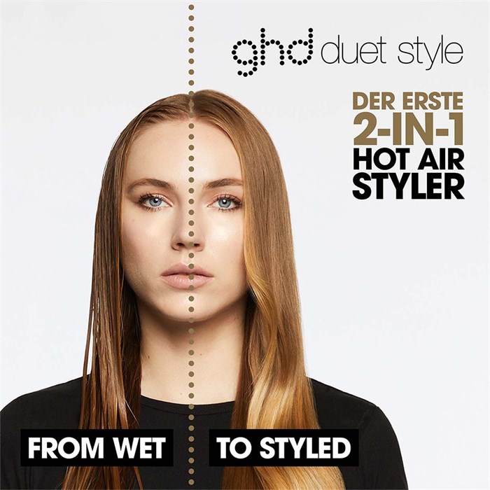 duet style™ 2-in-1 Hot Air Styler schwarz