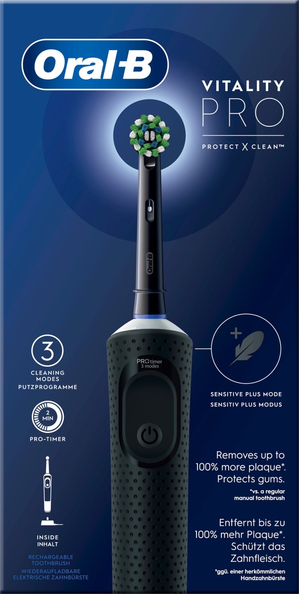 Elektrische Zahnbürste Vitality PRO Black, 1 St