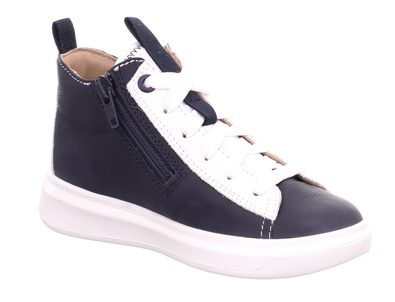 COSMO - Blau/WeißSneaker high mit Schnürung